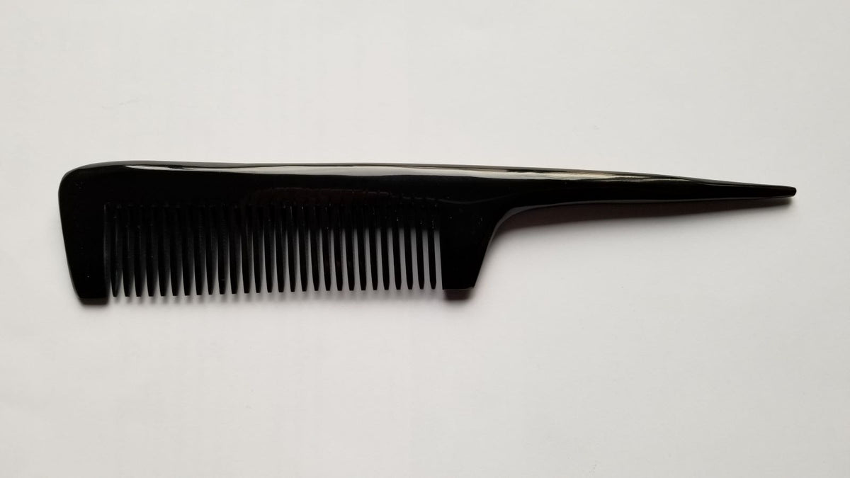 Buffalo Horn Rat Tail  Comb Fine Teeth