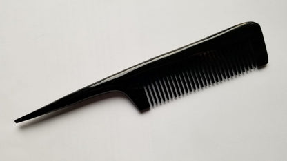 Buffalo Horn Rat Tail  Comb Fine Teeth
