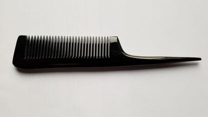 Buffalo Horn Rat Tail  Comb Fine Teeth