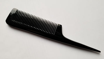 Buffalo Horn Rat Tail  Comb Fine Teeth