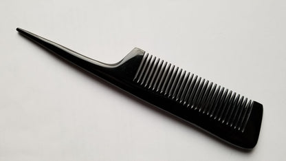 Buffalo Horn Rat Tail  Comb Fine Teeth