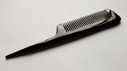 Buffalo Horn Rat Tail  Comb Fine Teeth