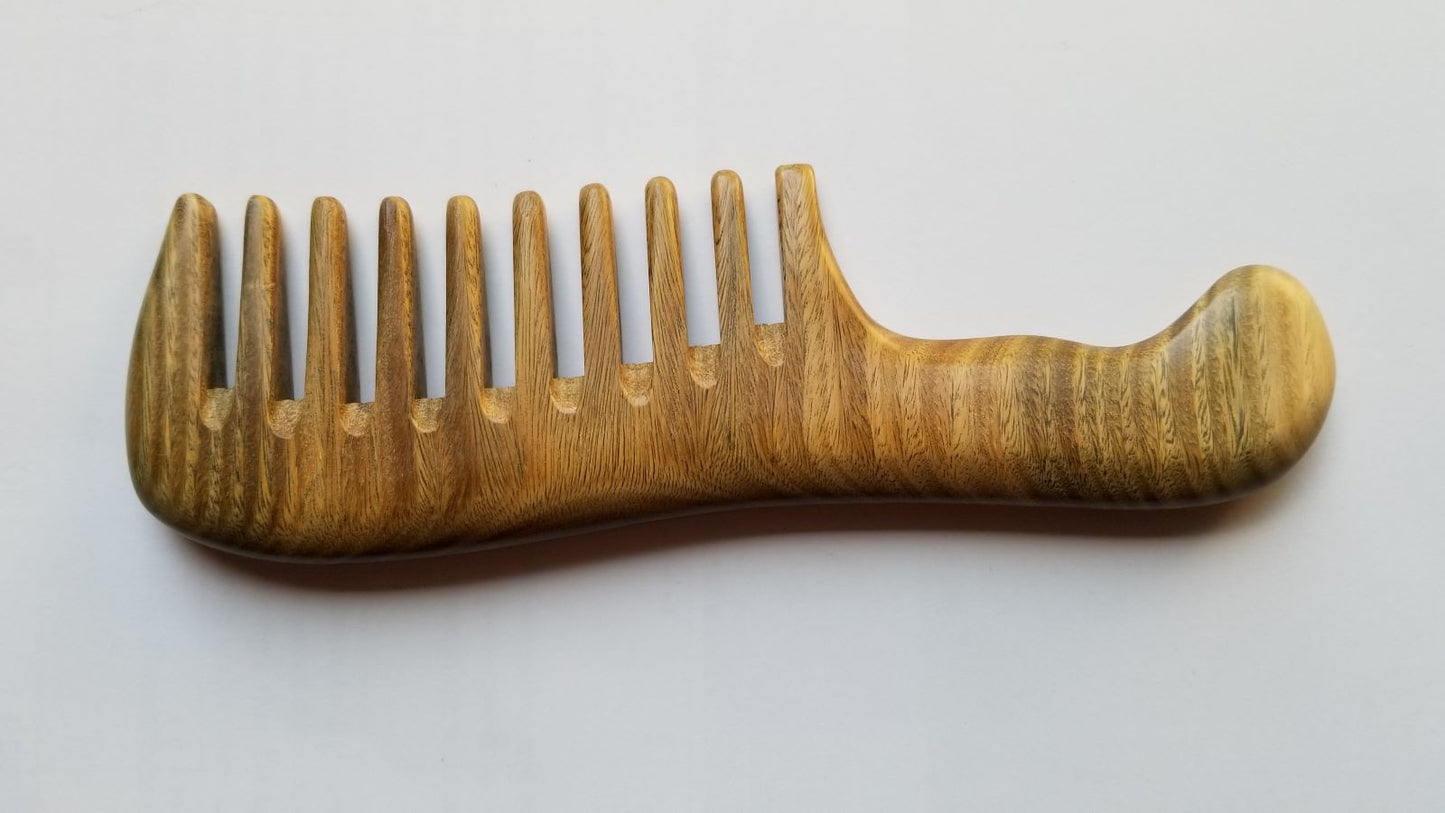 Araki Curly Hair Wood Comb