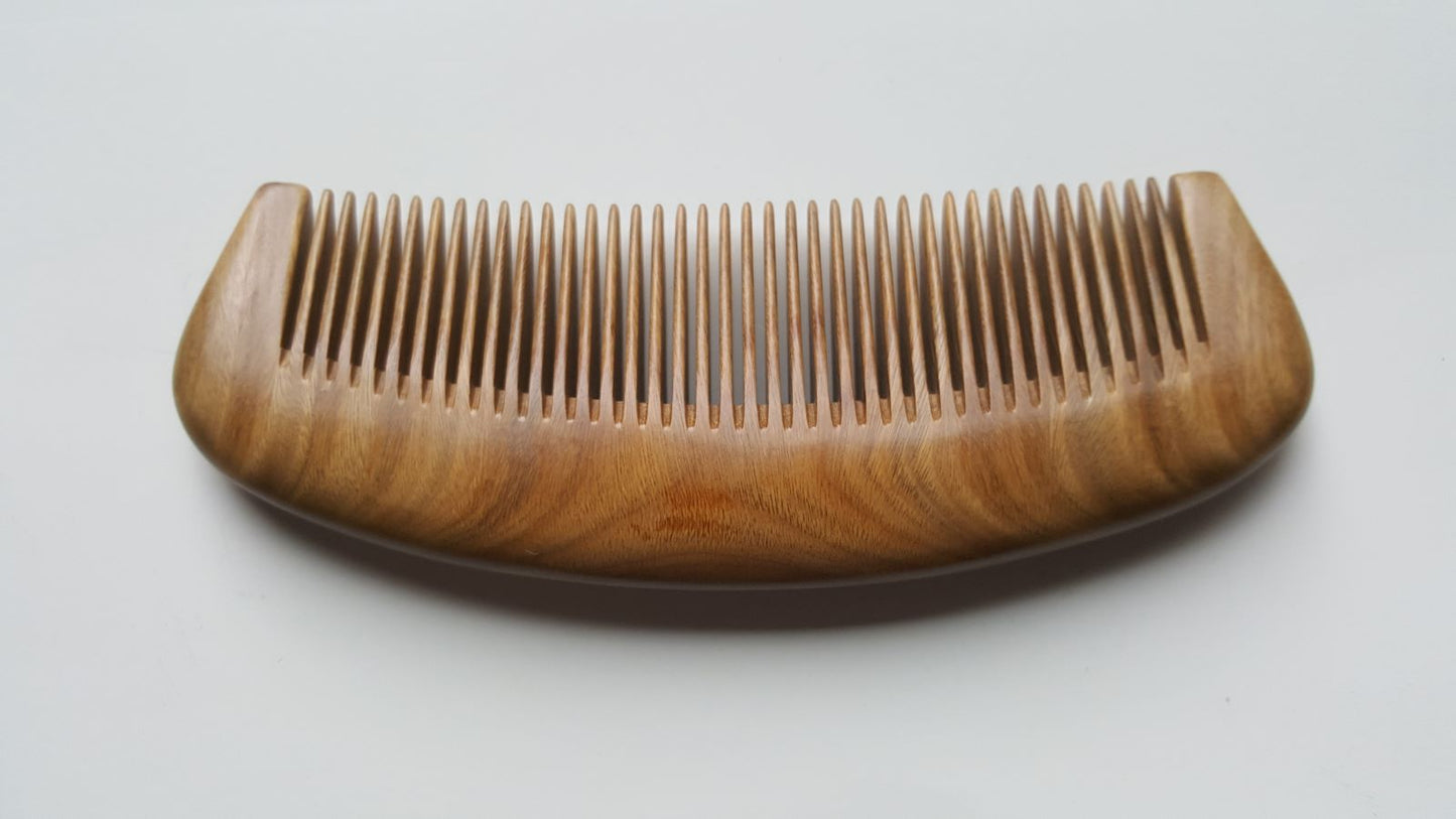 simple wood comb for daily natural hair care, birthday gift idea comes with gift bag
