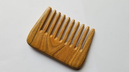 Sandalwood Palm Comb - Wide Teeth