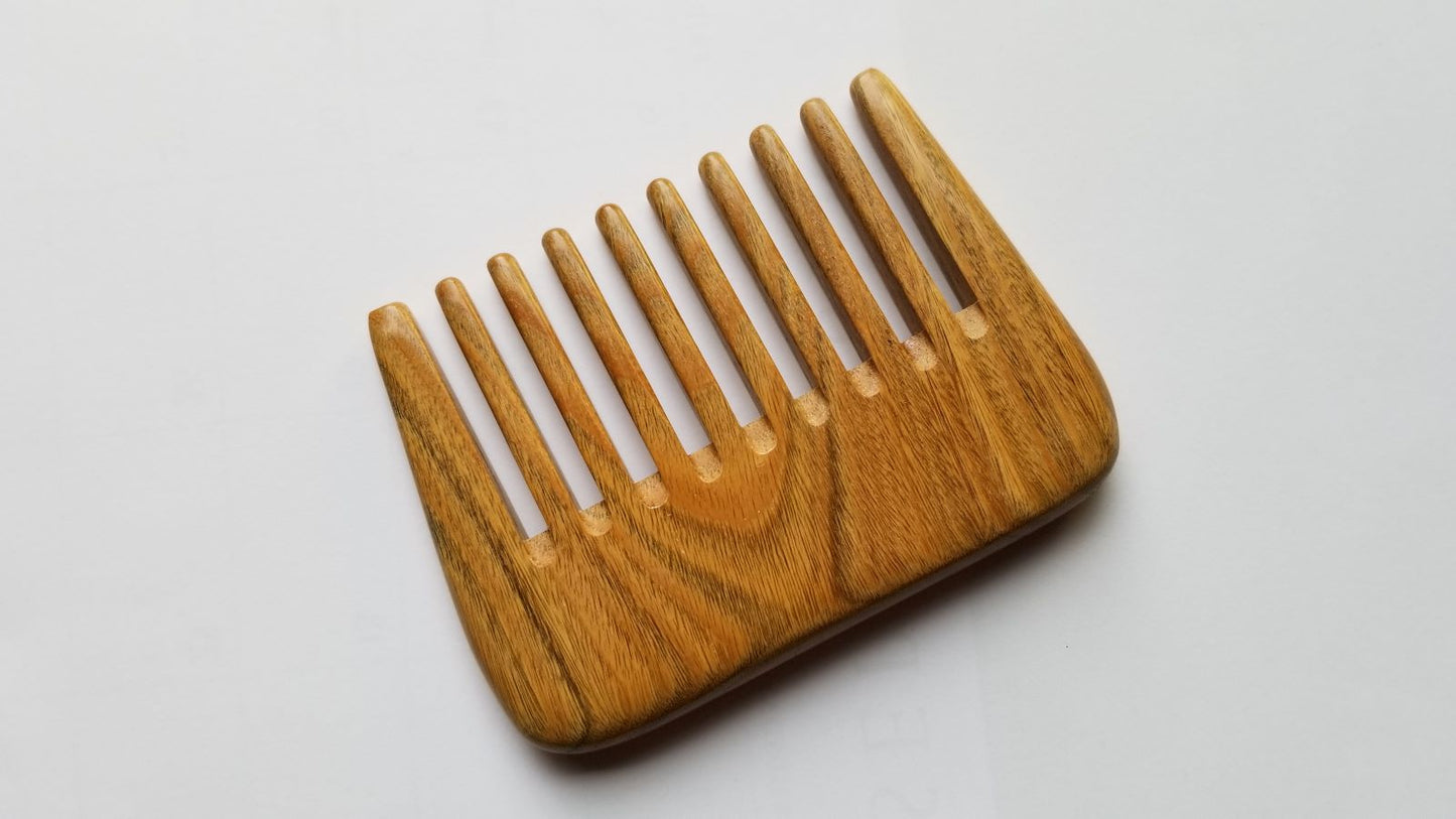 Sandalwood Palm Comb - Wide Teeth