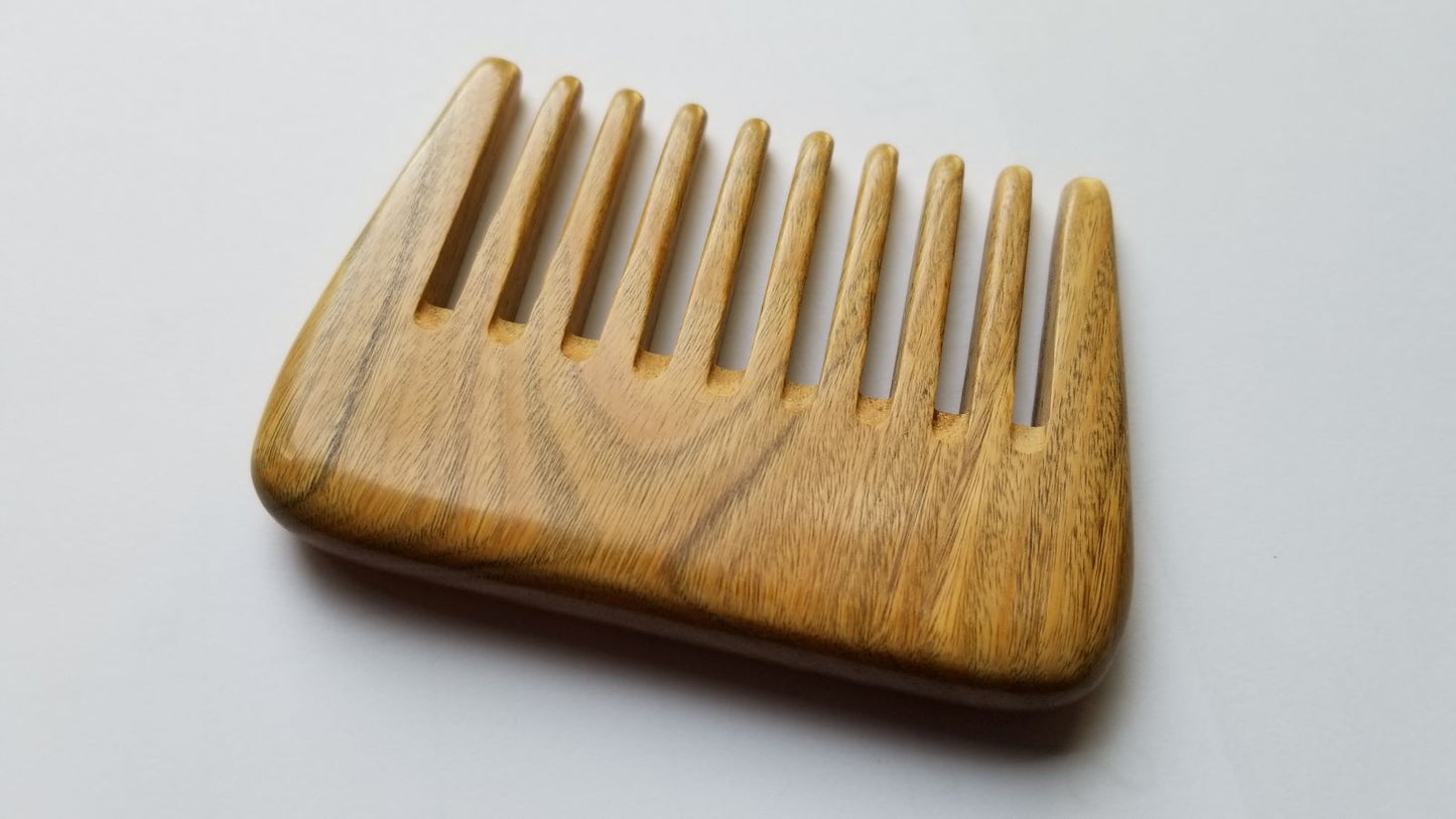 Sandalwood Palm Comb - Wide Teeth