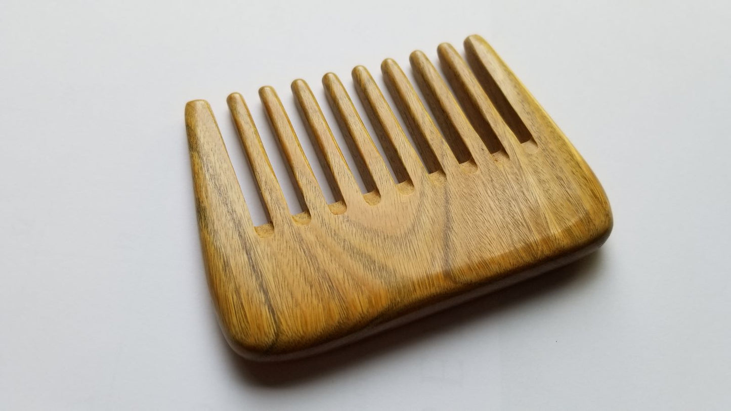 Sandalwood Palm Comb - Wide Teeth