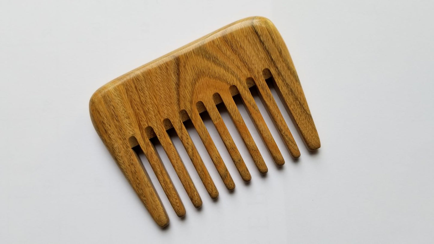 Sandalwood Palm Comb - Wide Teeth