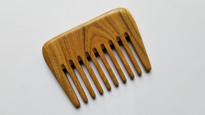 Sandalwood Palm Comb - Wide Teeth