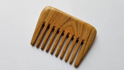 Sandalwood Palm Comb - Wide Teeth