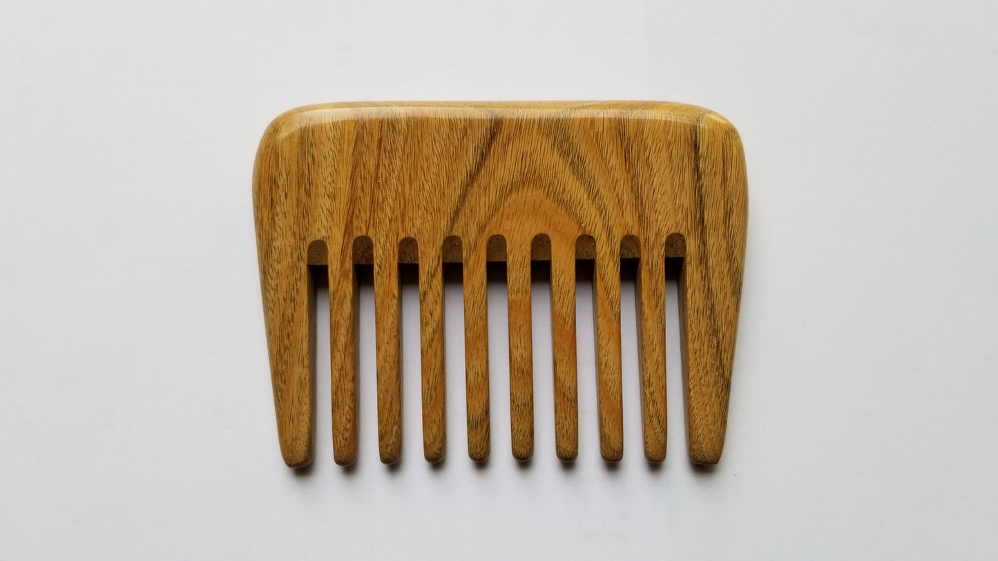 Sandalwood Palm Comb - Wide Teeth