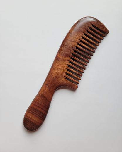 Handcrafted African Mopane comb gift for Mother's Day, birthday, or anniversary — Arakicrafts