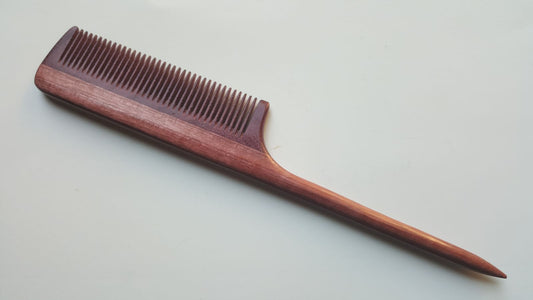Purple Heart Rat Tail Comb