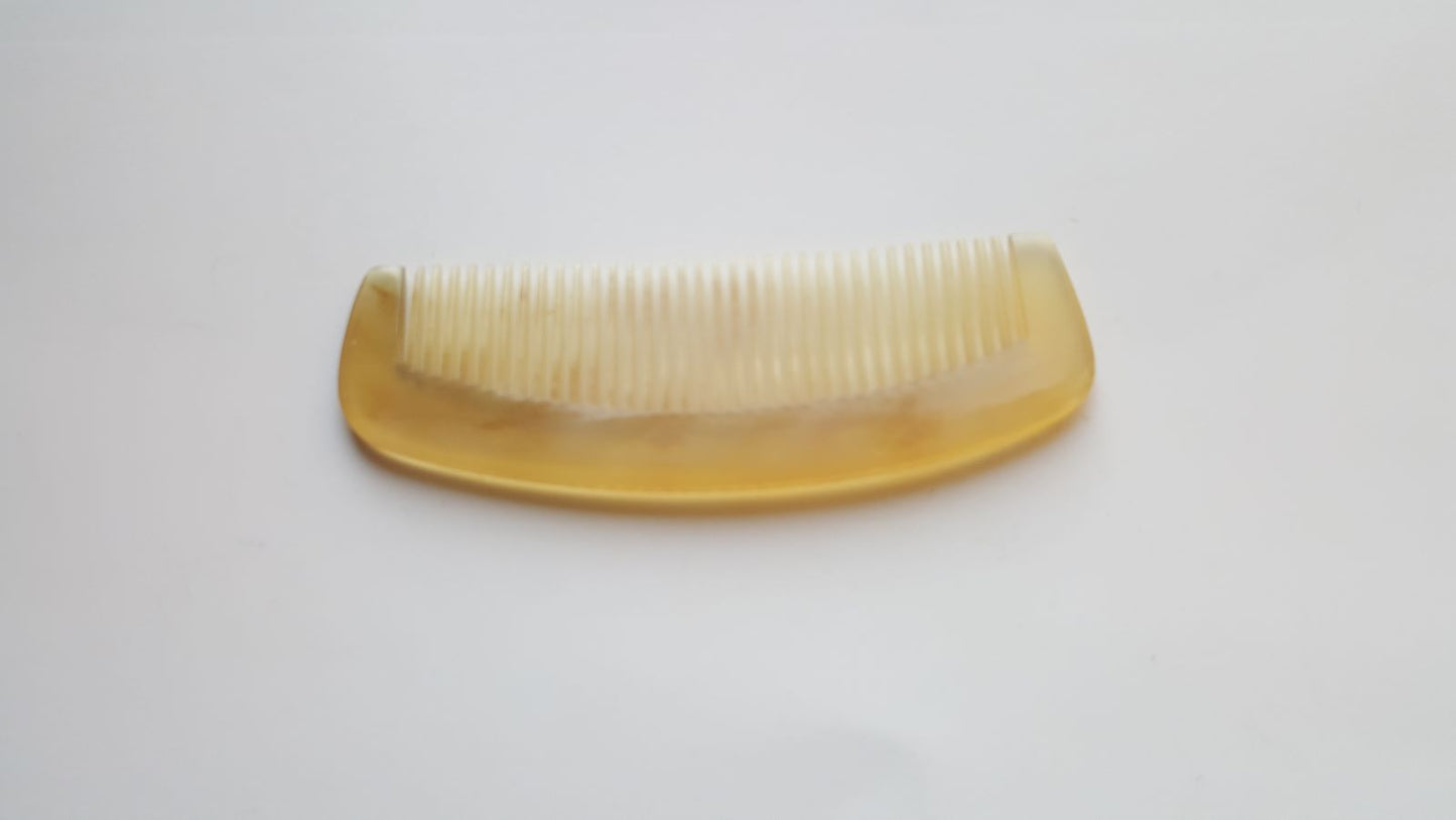 Genuine sheep comb for men's grooming, pocket size, gift for him. 