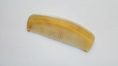 Genuine sheep horn comb with jade like color, comes with gift bag, gift for dad