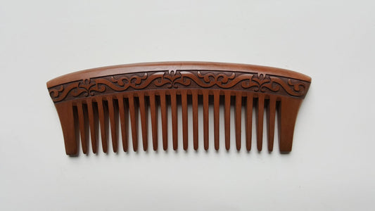 Karakusa Peach Wood Comb
