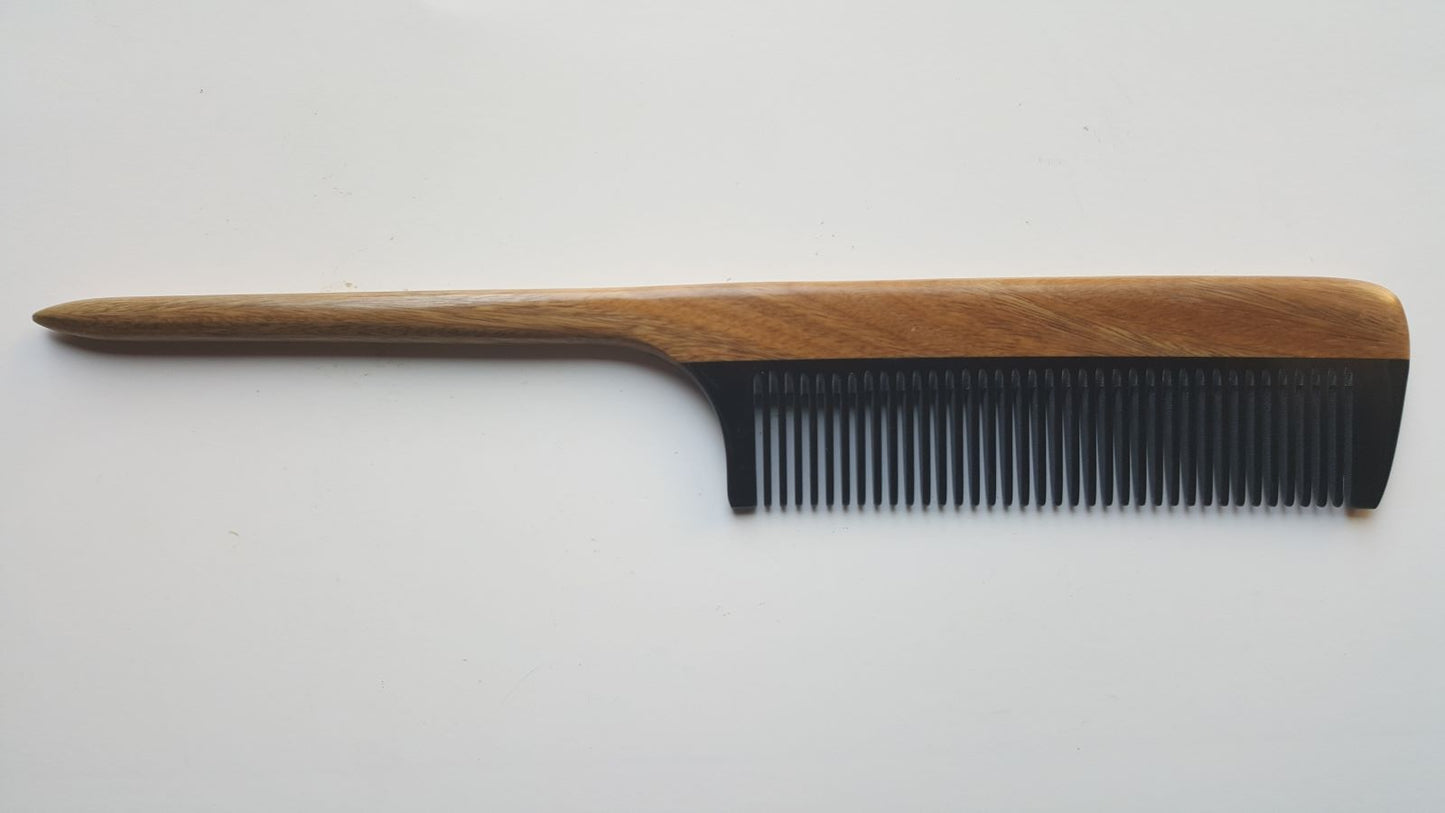 Rat Tail Comb - Sandalwood·Horn
