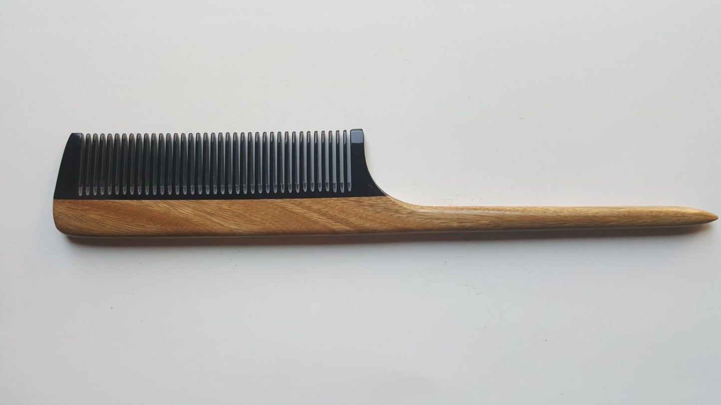 Rat Tail Comb - Sandalwood·Horn