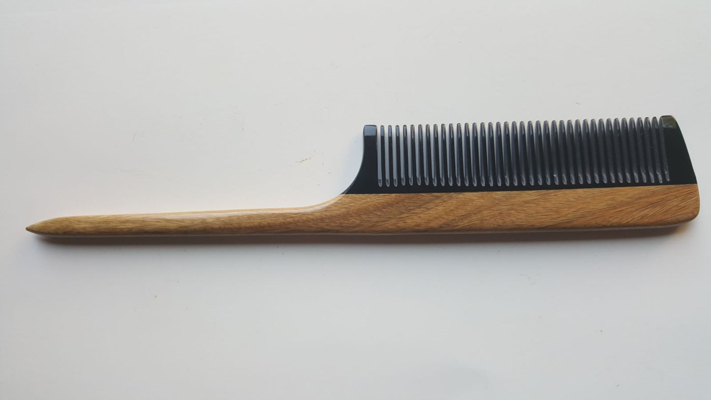 Rat Tail Comb - Sandalwood·Horn