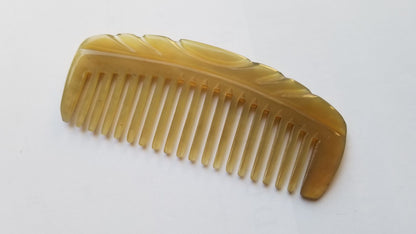 Traveler Yak Horn Comb —  Wide Teeth