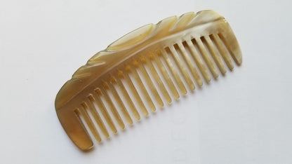 Traveler Yak Horn Comb —  Wide Teeth