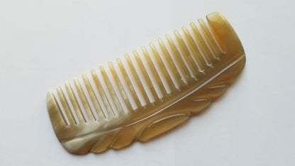 Traveler Yak Horn Comb —  Wide Teeth