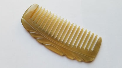Traveler Yak Horn Comb —  Wide Teeth