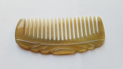Traveler Yak Horn Comb —  Wide Teeth