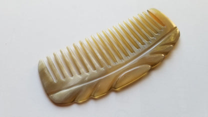Traveler Yak Horn Comb —  Wide Teeth