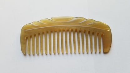 Traveler Yak Horn Comb —  Wide Teeth